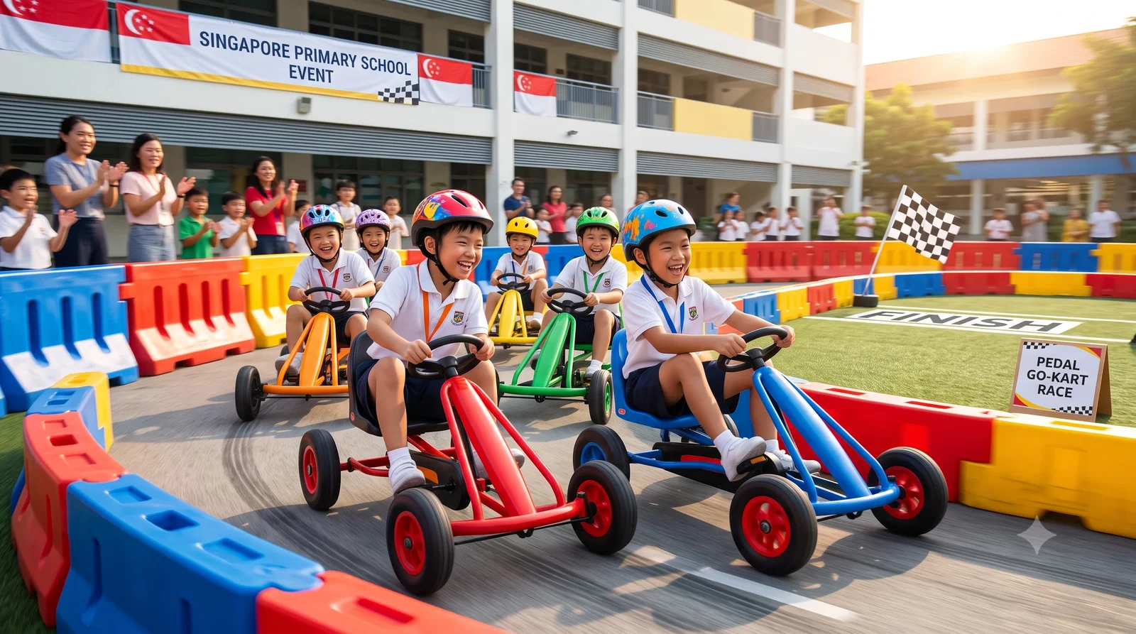 Pedal go-kart race Singapore